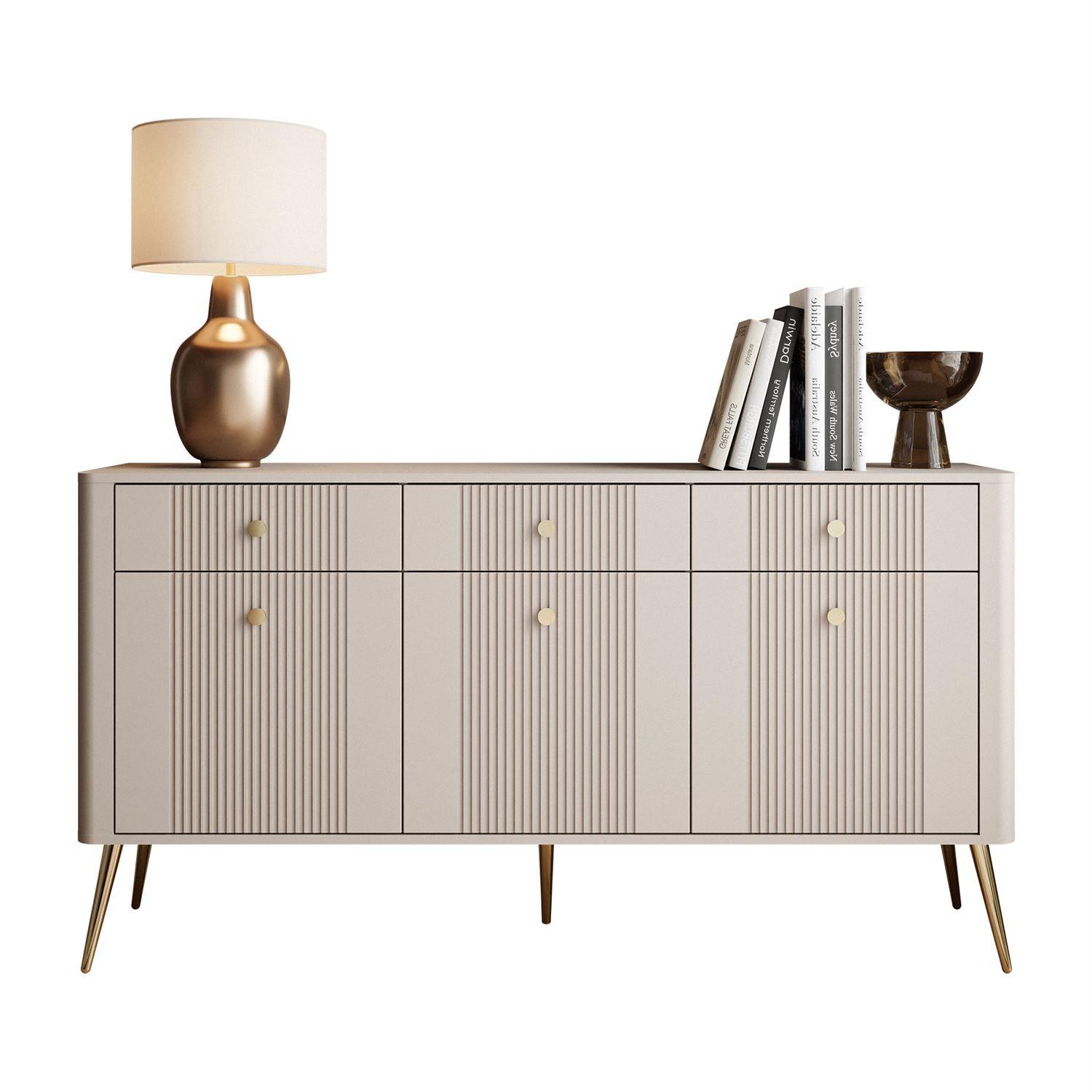 KOMMODE ELYSIA KASCHMIR 3D3S mit Schubladen - Kaschmir, Holzwerkstoff (165/89/39cm) - Lookway