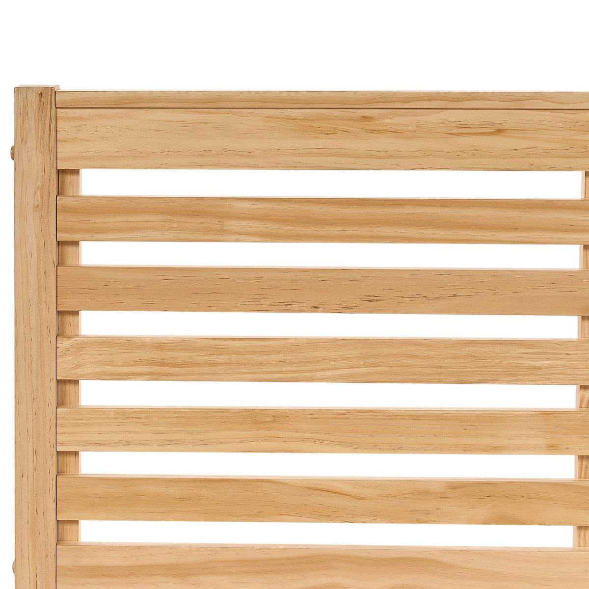 HOLZBETT 160/200cm Heller Holzfarbton Carnac - Hellbraun, Holz (160/200cm) - Beliani