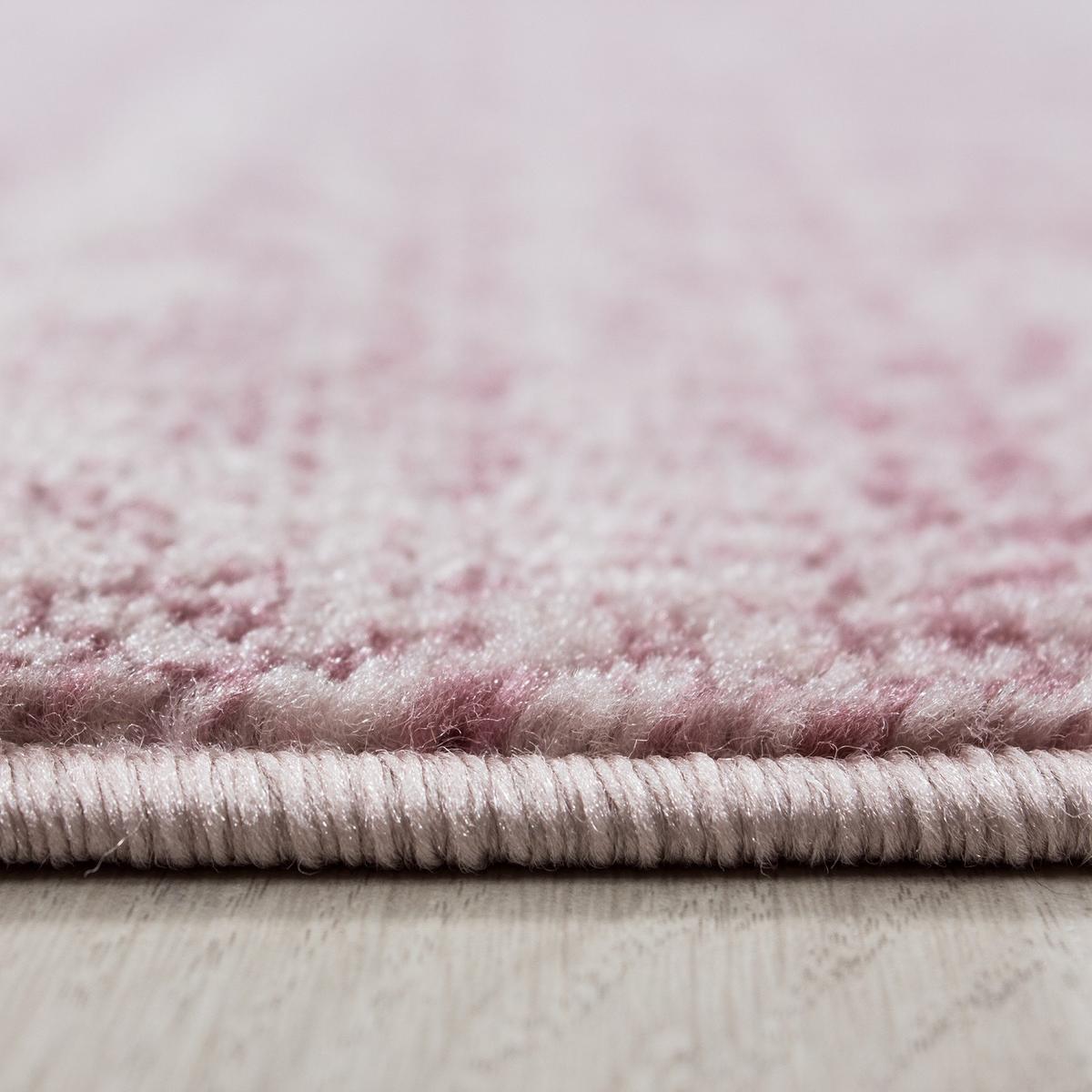 KURZFLORTEPPICH INN, einfarbig, Rosa, 240 x 340 cm - Rosa, Textil (340/240cm) - KADIMA DESIGN