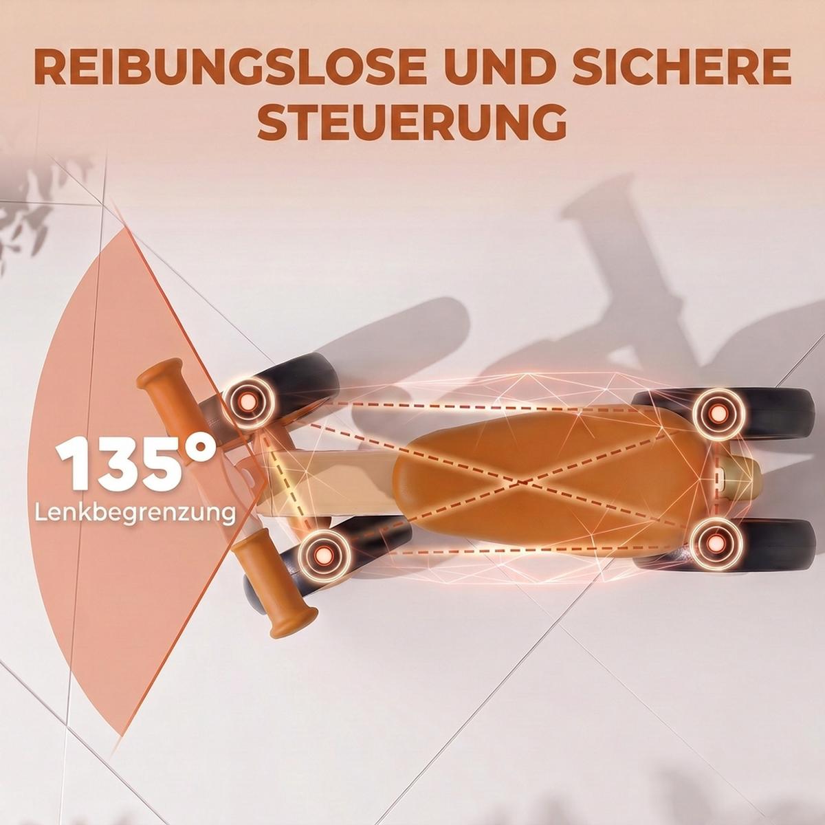 KINDERLAUFRAD Aluminiumlegierung EVA Rosa - Rosa, Metall (57/28.5/40cm) - AIYAPLAY
