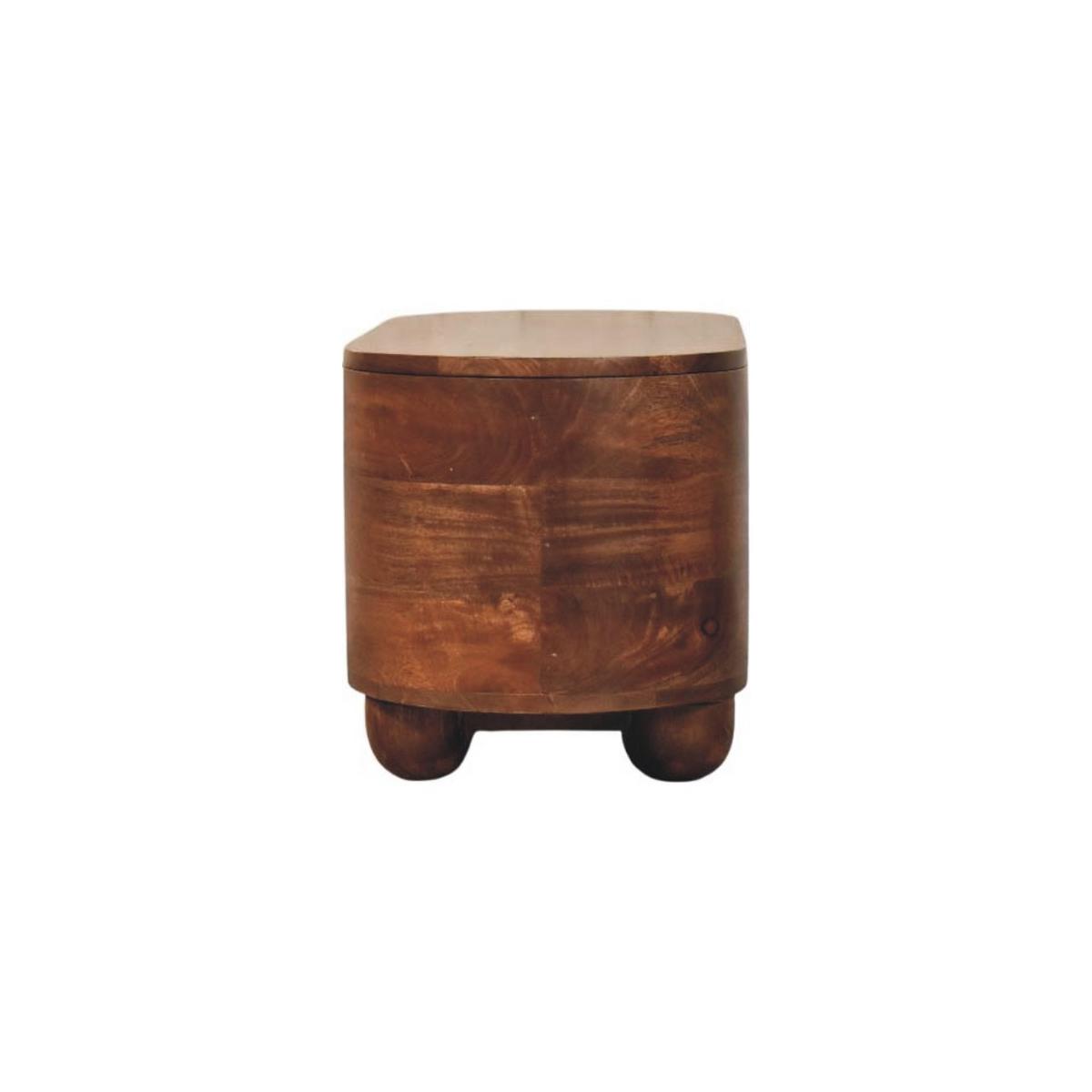 TRUHE mit Roasted-Almond-Finish, Stauraum innen, braun - Braun, Holz (80/38/35cm) - Artisan Furniture