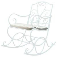 POLSTERAUFLAGE FÜR SCHAUKELSTUHL Cremeweiß - Weiß, Textil (55/5/50cm) - MCW