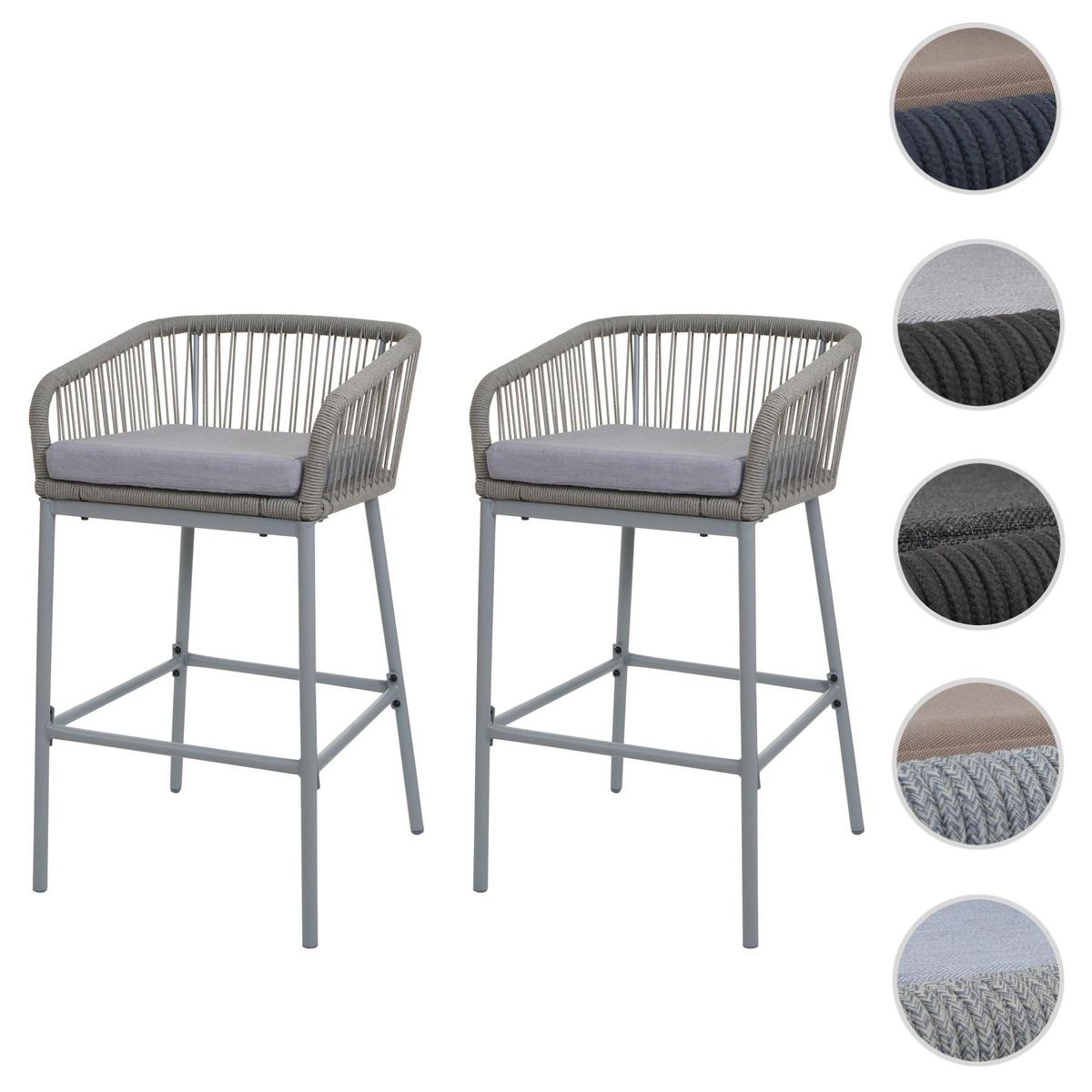 BARHOCKER Hellgrau - Hellgrau, Metall (51/92/53cm) - MCW