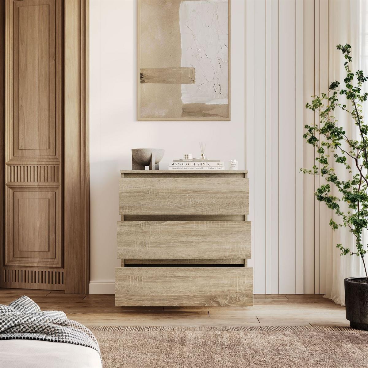 HIGHBOARD HANA M3 Sonoma Eiche - Sonoma Eiche, Holzwerkstoff (70/75/40cm) - Lookway