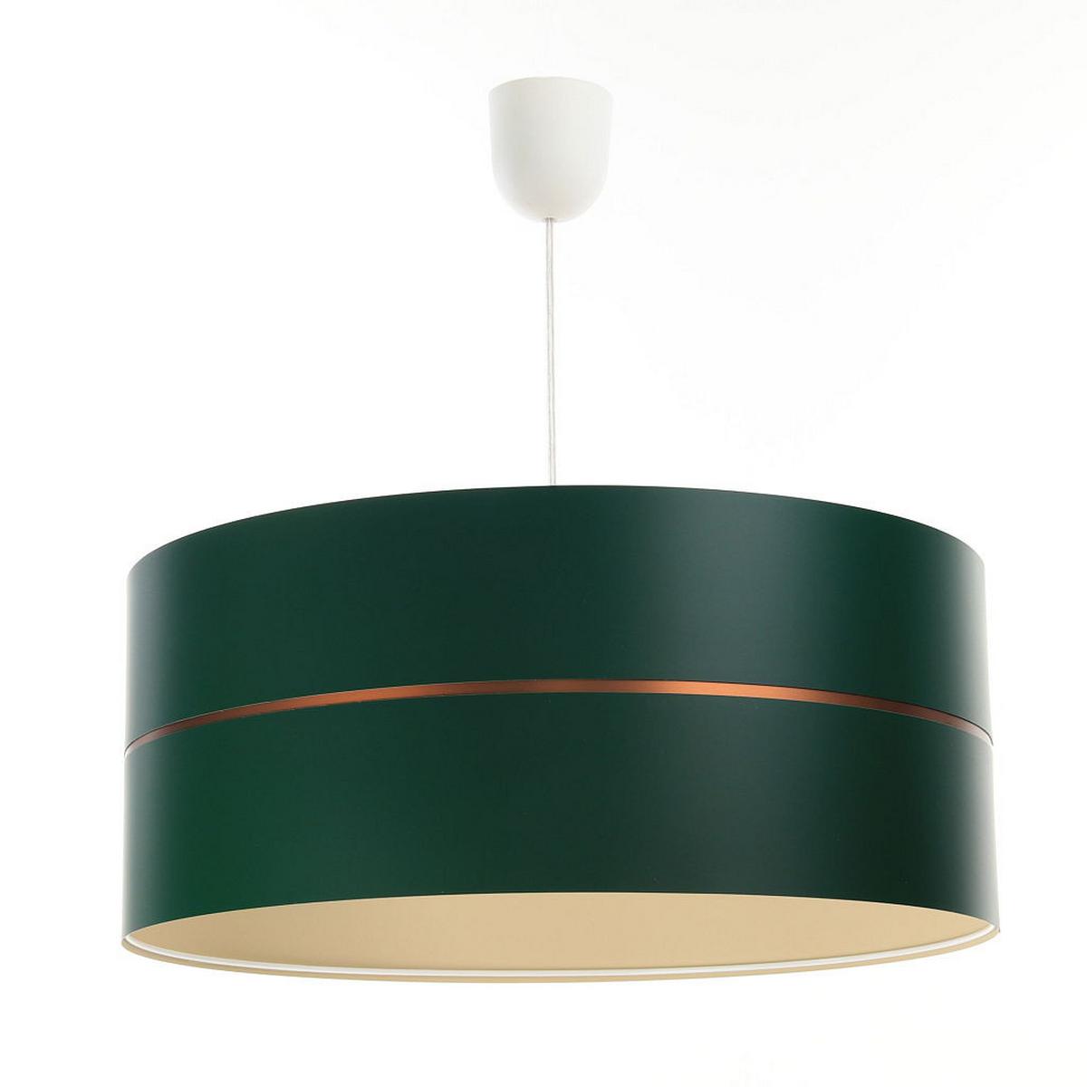 HÄNGELEUCHTE Grün 30/21 cm - Beige/Grün, Kunststoff (30/0.45/21cm) - ONZENO