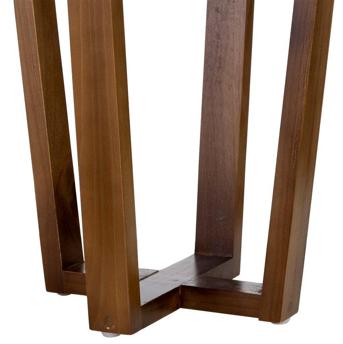 TISCH aus Holz, grau, 36x40cm - Grau, Holz (36/36/40cm) - Wanderlust