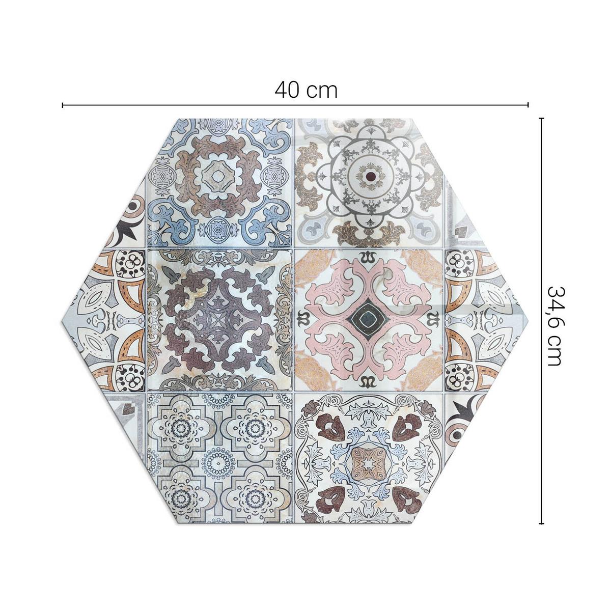 GLASPLATTE für Kamin h40 cm - Grau, Glas (40/40/0.4cm) - TULUP