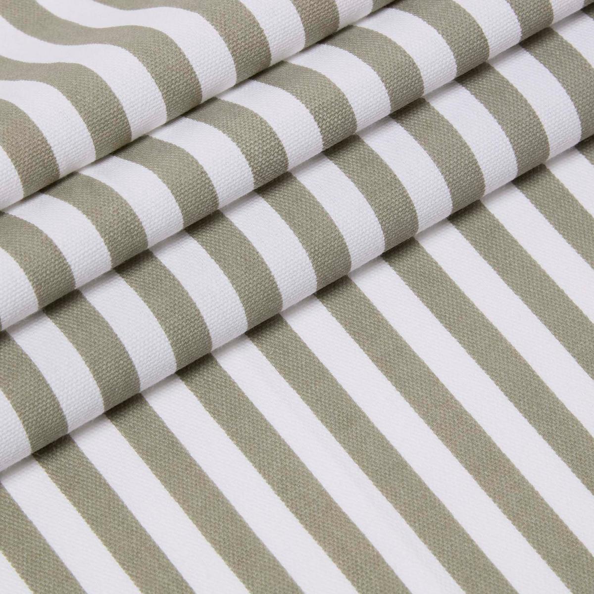 BAUMWOLLSTOFF Meterware grau-weiß gestreift, 150 cm - Grau, Textil (150/100cm) - Homescapes