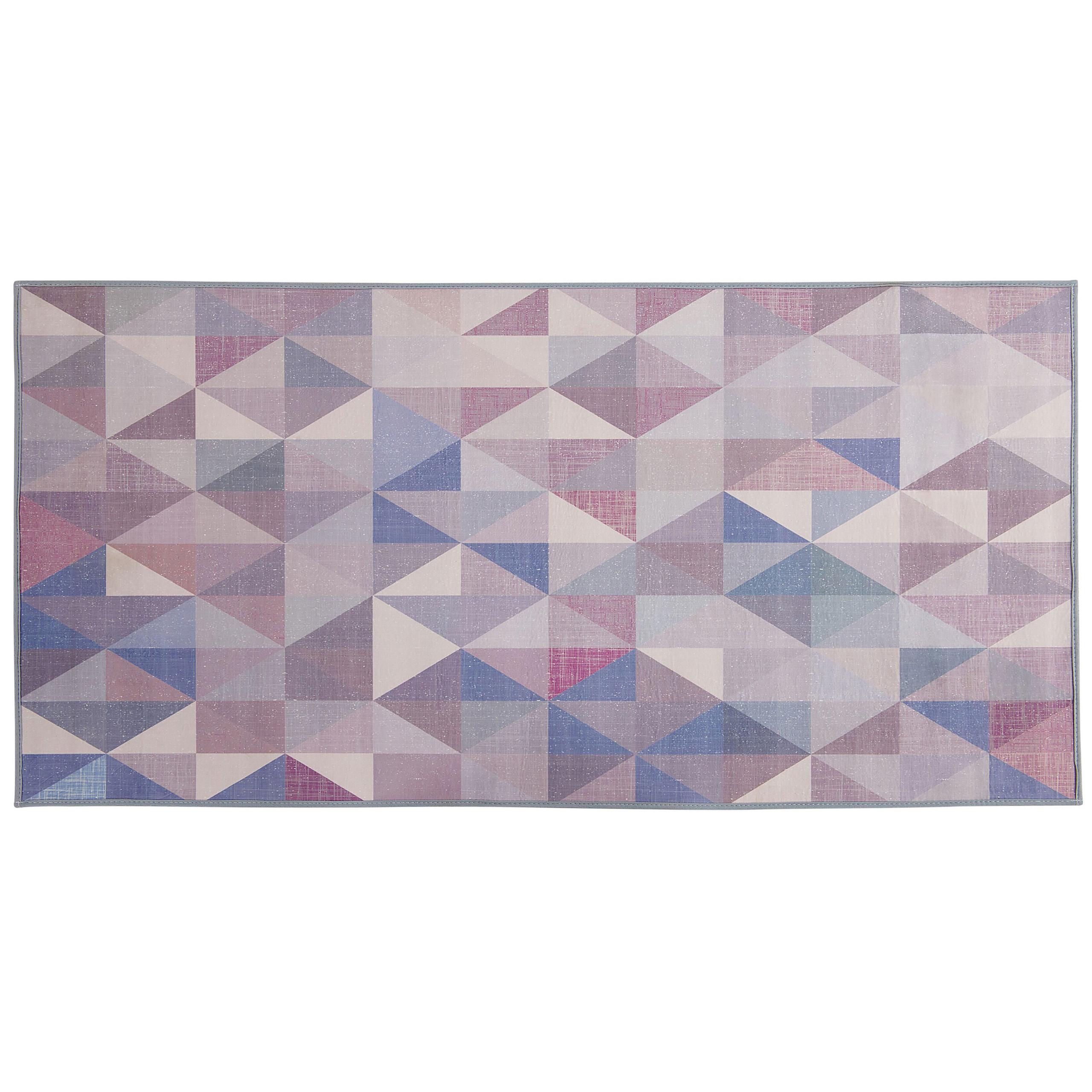 KURZFLOR-TEPPICH Kartepe 150/80 cm - Multicolor, Kunststoff (80/150cm) - Beliani