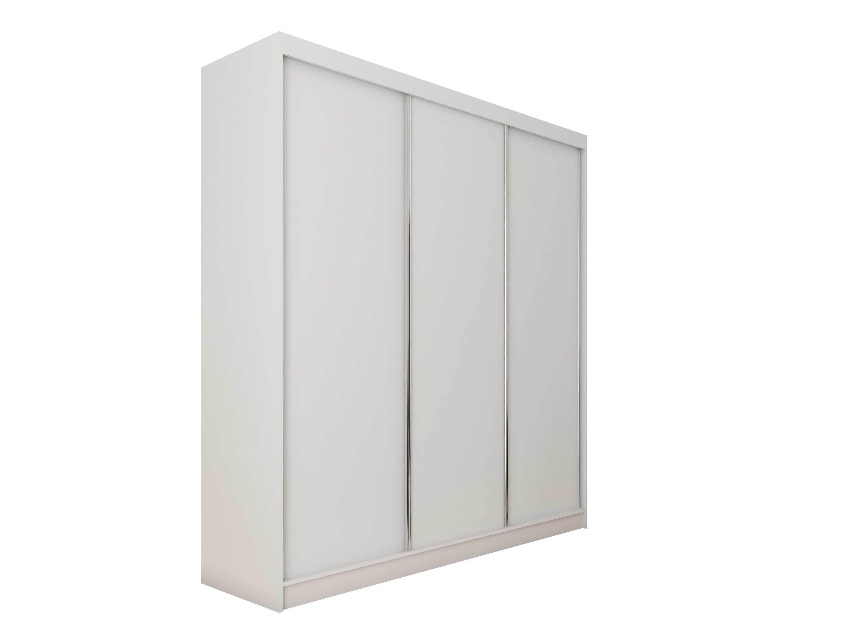SCHWEBETÜRENSCHRANK SOFIA 180/216/61 cm 3-türig Weiß - Weiß, Holzwerkstoff (180/216/61cm) - MASSENO