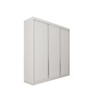 SCHWEBETÜRENSCHRANK SOFIA 180/216/61 cm 3-türig Weiß - Weiß, Holzwerkstoff (180/216/61cm) - MASSENO