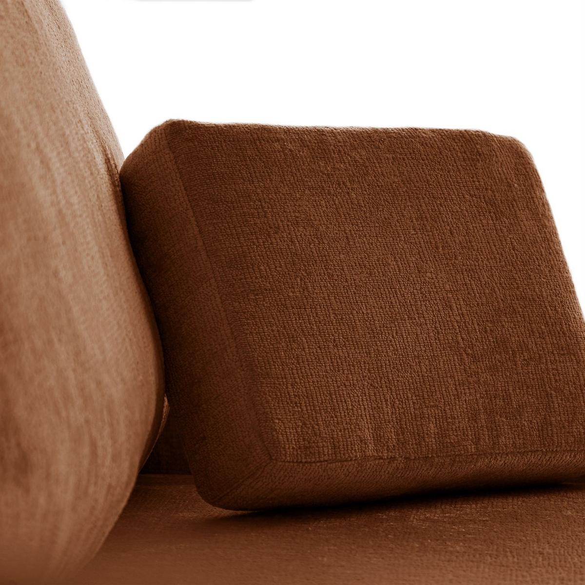 SOFA NUBO mit Schlaffunktion und Bettkasten Harmony 52 - Orange, Textil (205/91/86cm) - Lookway