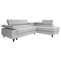 ECKSOFA Nord Premium, Seite: Rechts - Anthrazit/Silberfarben, Holz/Textil (264/203cm) - MIRJAN24