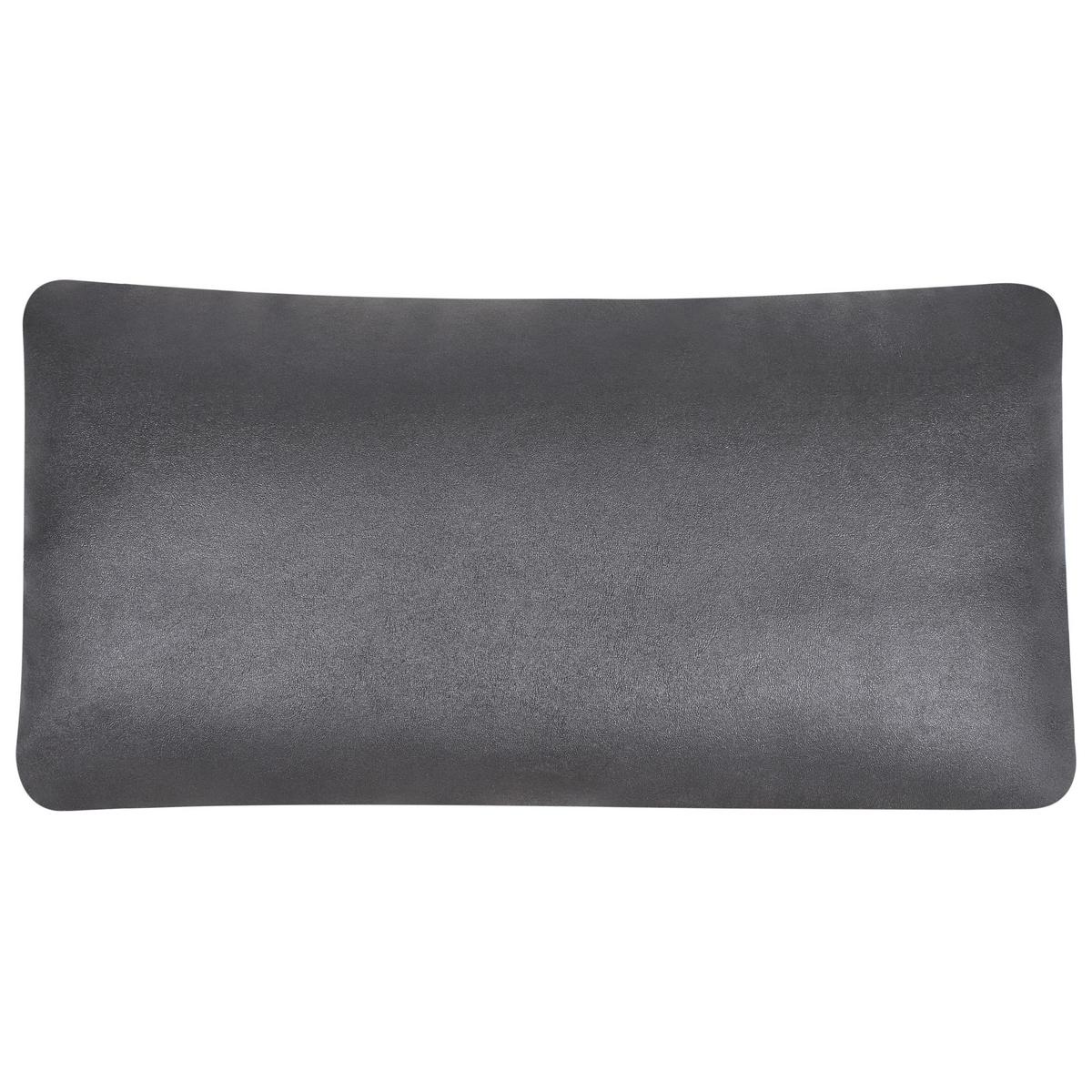 ECKMODUL Stoff Schwarz symmetrisch Brande - Schwarz, Textil (123/70/121cm) - Beliani
