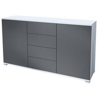 SIDEBOARD Santo Anthrazit matt - Anthrazit, Holzwerkstoff (138.5/75.5/35cm) - Vladon