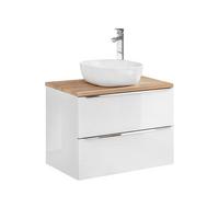 WASCHTISCH 80.4cm April Weiß - Weiß, Holzwerkstoff (80.4/59/46cm) - Petits-meubles