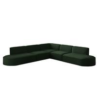 ECKSOFA Universal Palma Opera Velvet - Grün, Holzwerkstoff/Textil (276/276cm) - Fun Möbel