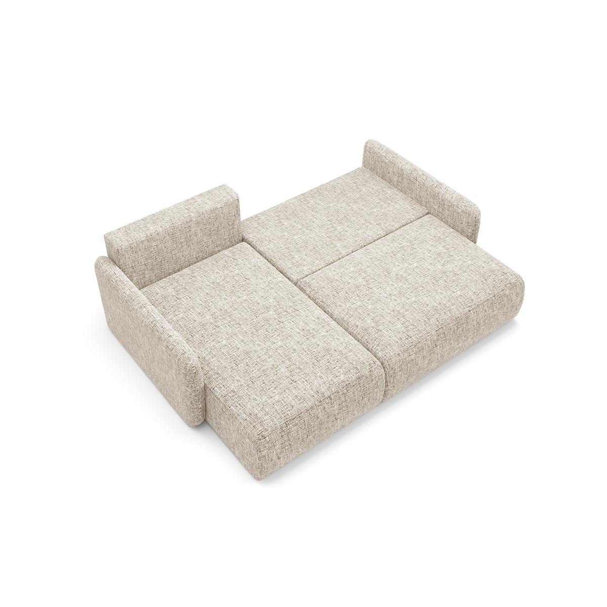 ECKSOFA Lazare 3 Sitzplätze Hellgrau - Grau, Holz (217/148cm) - Petits-meubles