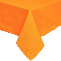 TISCHDECKE orange 137/137 cm, 100% Baumwolle - Orange, Textil (137/137cm) - Homescapes