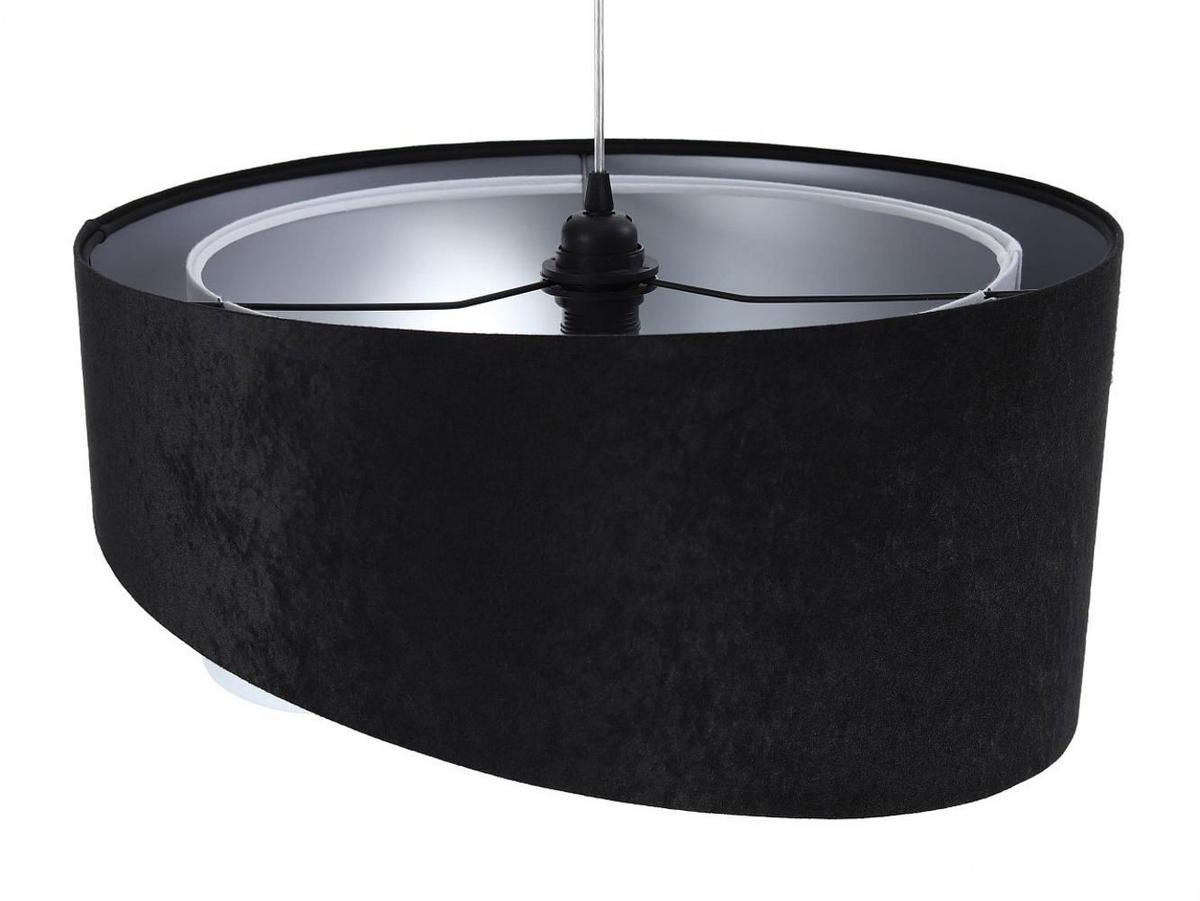 HÄNGELEUCHTE Schwarz 50/23 cm - Weiß, Kunststoff (50/1.3/23cm) - ONZENO