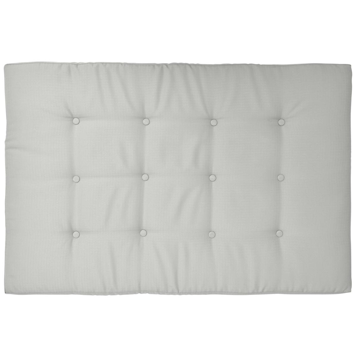 PALETTENKISSEN Eco Elements Sitz 120/80/15 cm Hellgrau - Hellgrau, Textil (80/15/120cm) - Beautissu 
