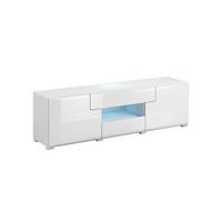 TV-MÖBEL Jules Weiß - Weiß, Holzwerkstoff (159/47/39cm) - Petits-meubles