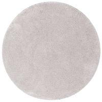 HOCHFLOR SHAGGY TEPPICH PALACE RUND - Grau, Textil (133/133cm) - Snapstyle