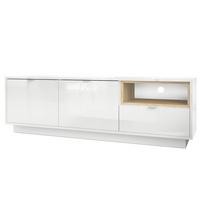 LOWBOARD Metro Einsatz in Eiche Natur - Eichefarben, Holzwerkstoff (153/48/37cm) - Vladon