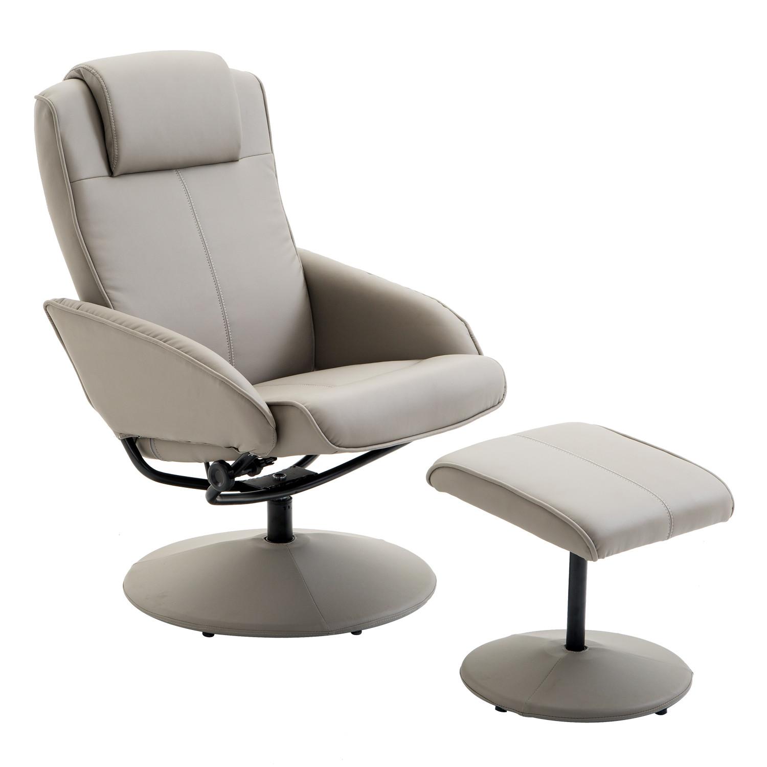 RELAXSESSEL, Fernsehsessel, Grau - Grau, Holz (67/98/78cm) - HOMCOM