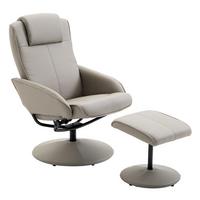 RELAXSESSEL, Fernsehsessel, Grau - Grau, Holz (67/98/78cm) - HOMCOM