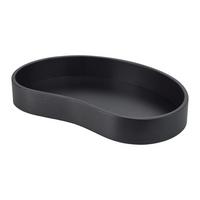 Dekor Tálca Fiona - fekete, Basics, fa (26/16,5/3,5cm) - Modern Living