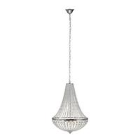 Kronleuchte Gränsö max. 40 Watt - Klar/Chromfarben, Basics, Glas/Metall (50/50/68cm) - Markslöjd