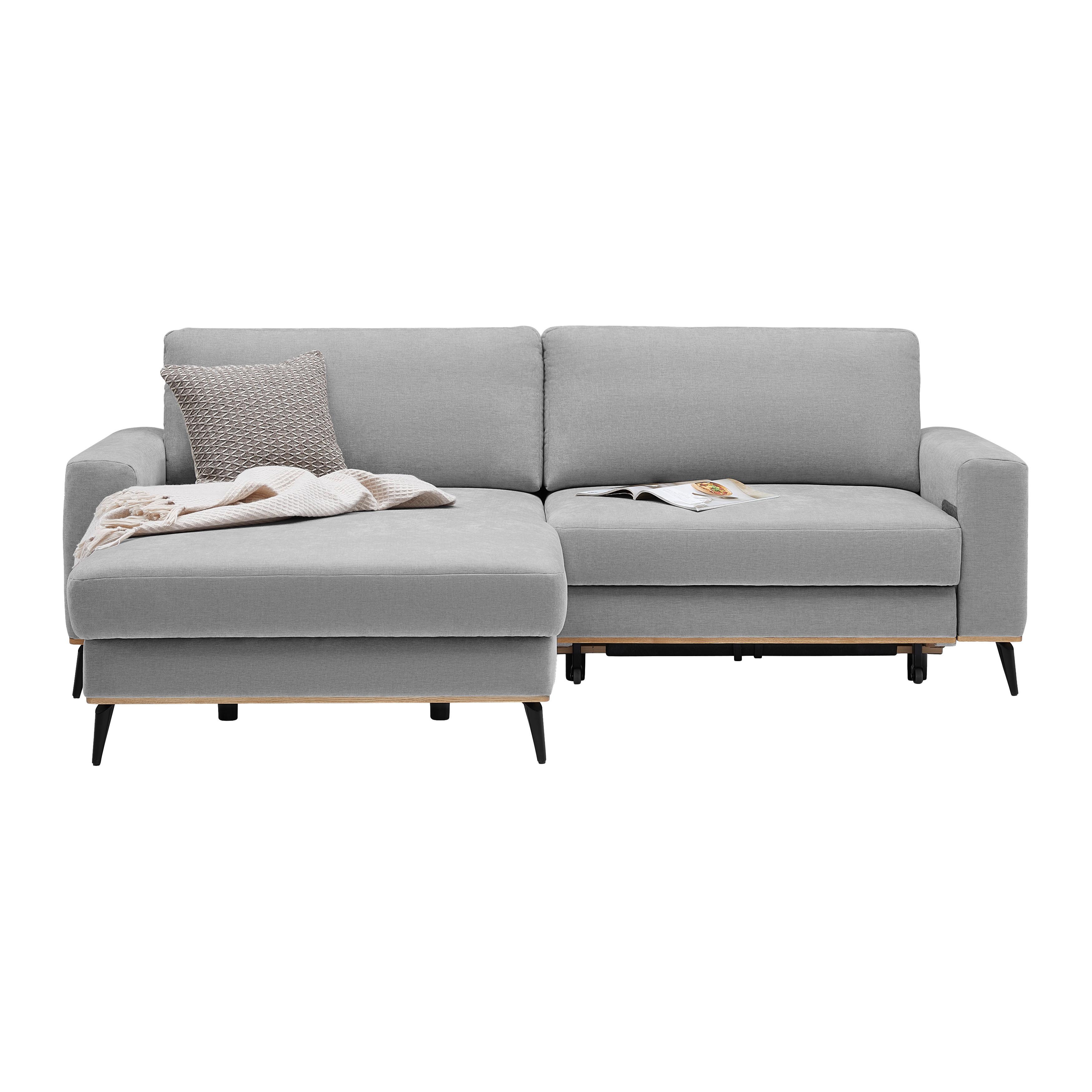 Sedežna Garnitura Romeo - siva/črna, Konvencionalno, kovina/tekstil (234/87/167cm) - Premium Living