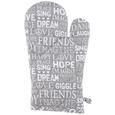 Topfhandschuh Friends Grau - Grau, Textil (18/32cm) - MÖMAX modern living