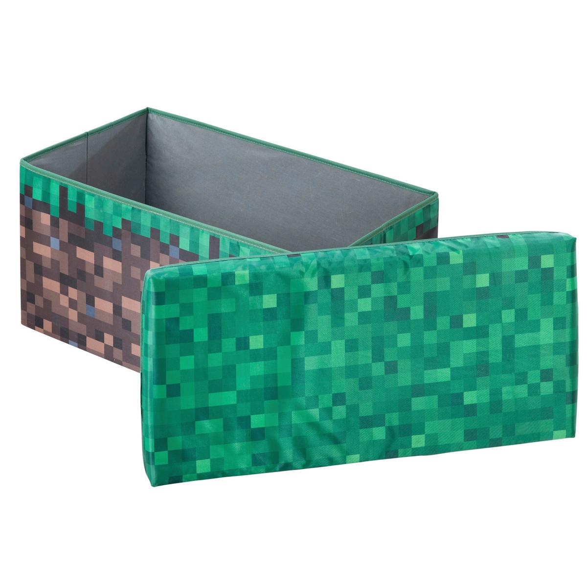 Zaboj Za Sedenje Minecraft, Večbarvno - večbarvno, Moderno, papir/tekstil (30/60/30cm) - Minecraft