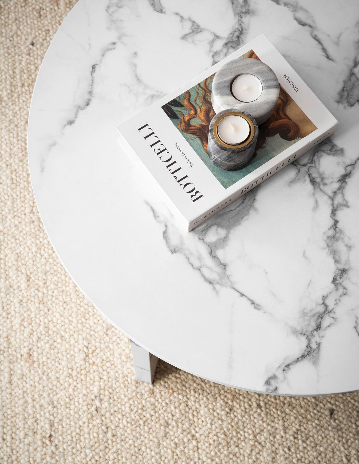 COUCHTISCH WL6.913 - Weiss, Design, Holzwerkstoff (70/70/33cm) - Livetastic