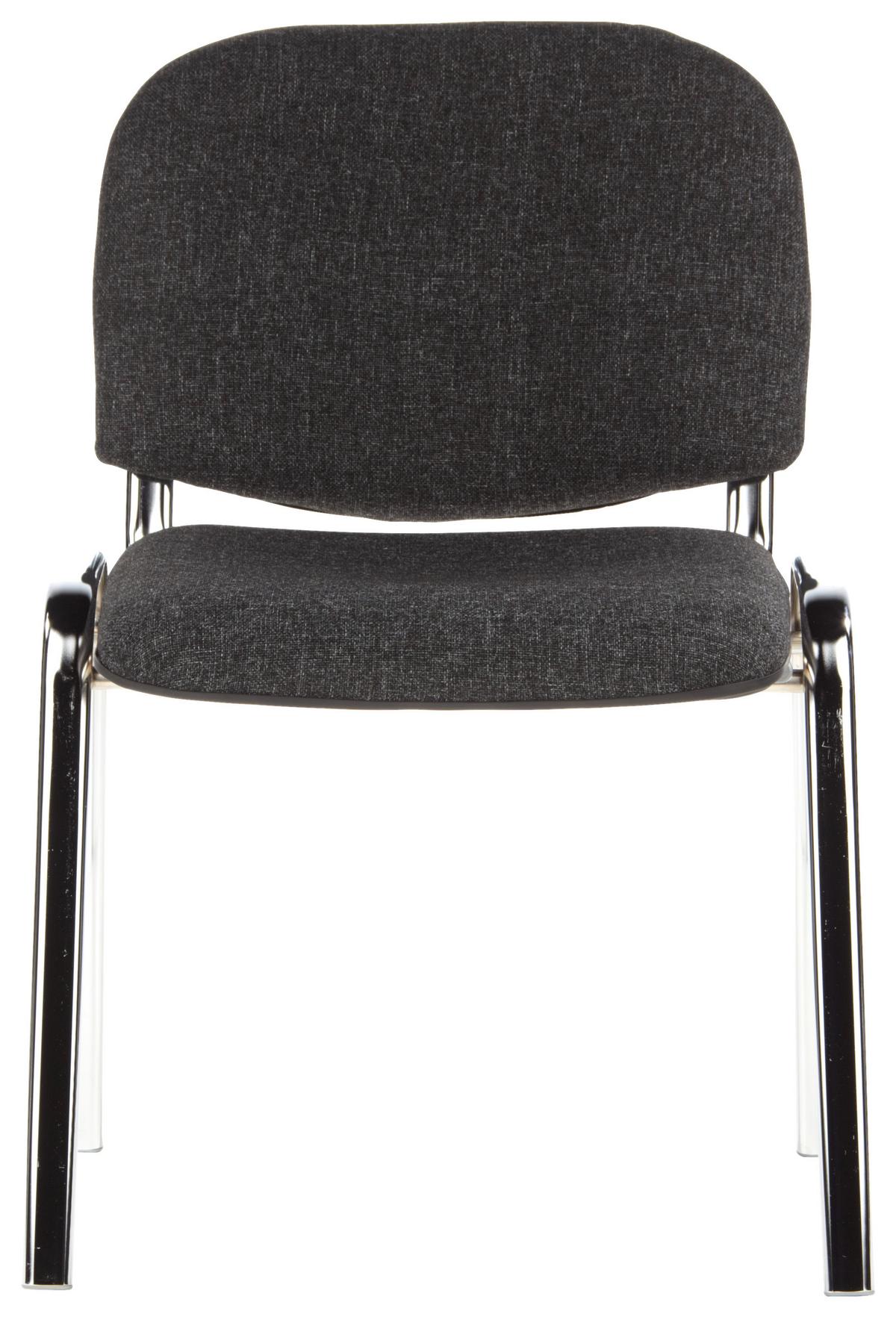 Konferenčni Stol Xt 600, Antracit, Barva Kroma - barve kroma/antracit, Basics, kovina/tekstil (58/84/41cm) - MID.YOU