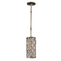 Viseća Svjetiljka Lucia Fe-Lucia-P-D - srebrne boje, Konvencionalno, staklo/metal (17.1/50.5cm) - Elstead Lighting