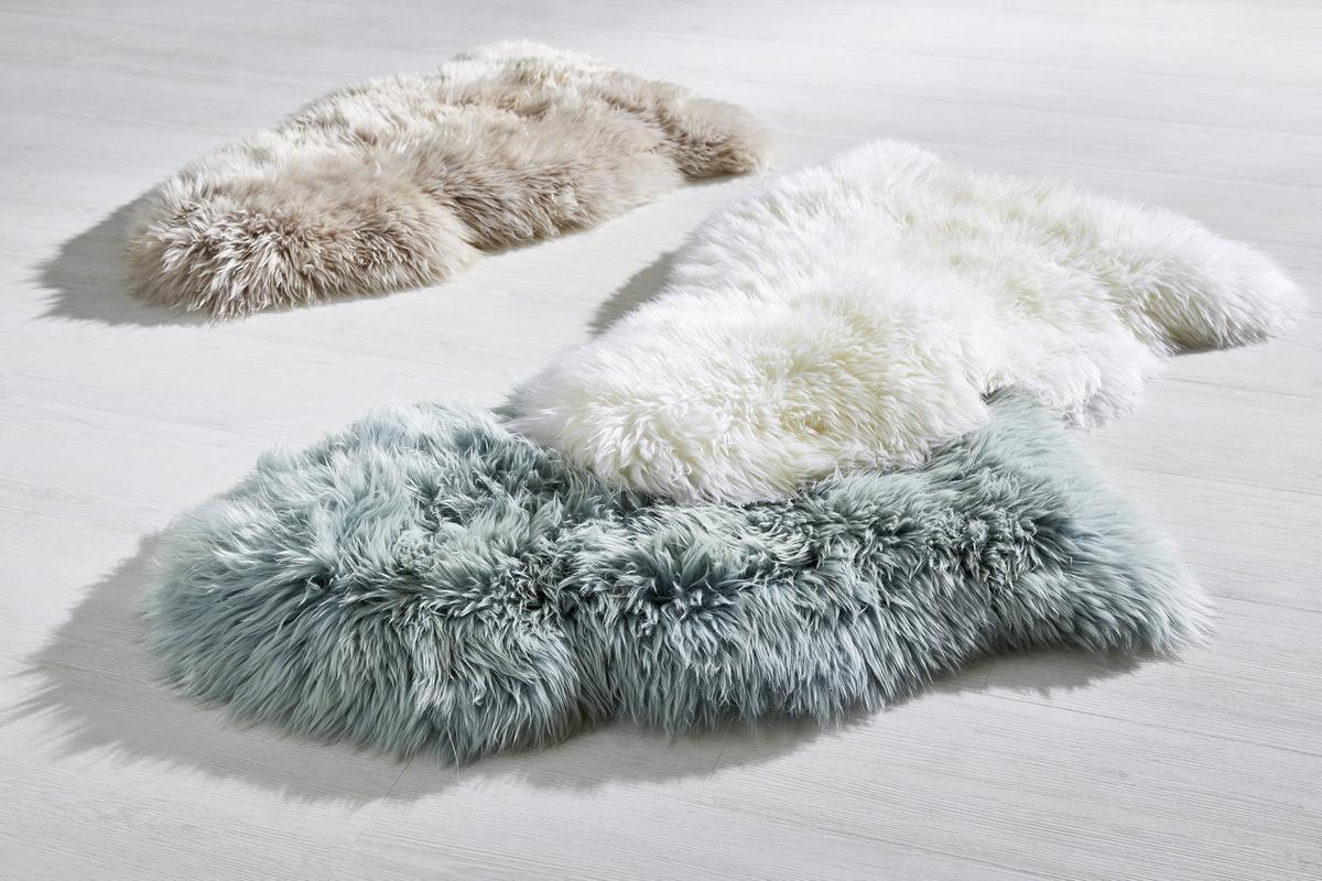 Schaffell Jenny in Weiss ca.90x60cm - Weiss, Fell (60/90-105cm) - Modern Living