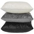 Zierkissen Glitter Silber 45x45cm - Silberfarben, KONVENTIONELL, Textil (45/45cm) - Mömax modern living