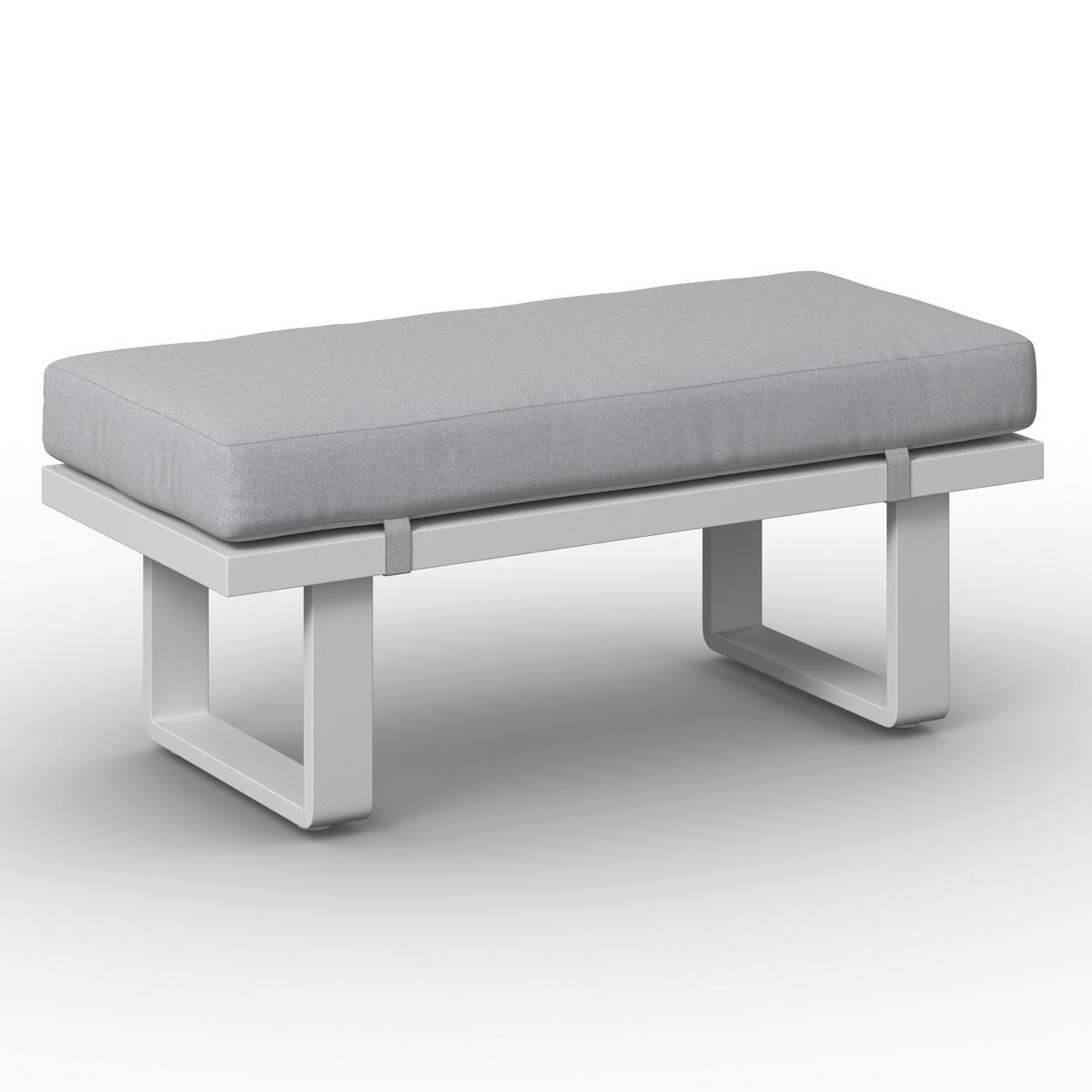 Dining-Loungeset Leandra Hellg Outdoorstoff/Metall/Polywood - Dunkelgrau/Hellgrau, MODERN, Kunststoff/Textil - Bessagi Garden