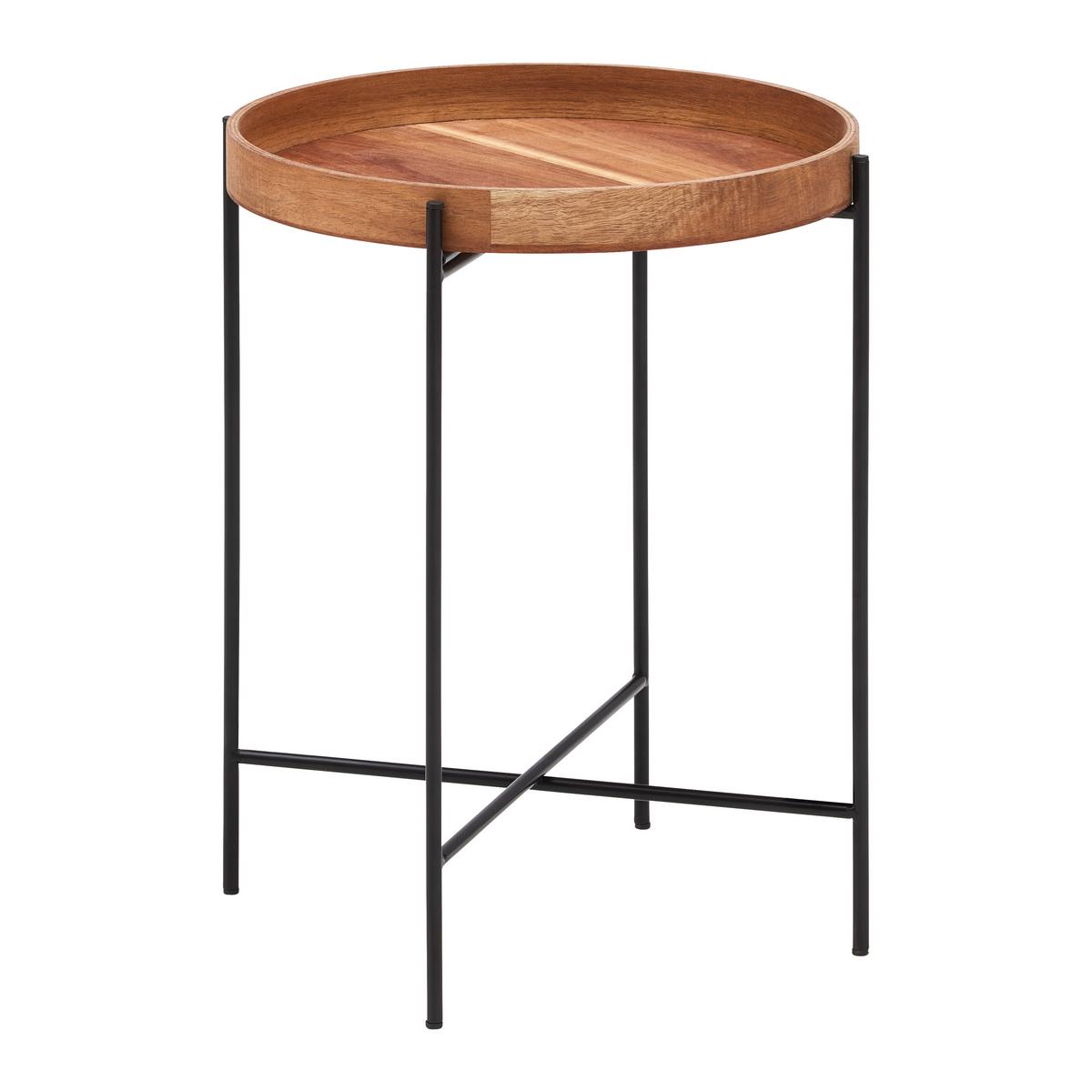 Mizica Cuba -Based- - črna/barve akacije, Moderno, kovina/les (40/40/49cm) - Based
