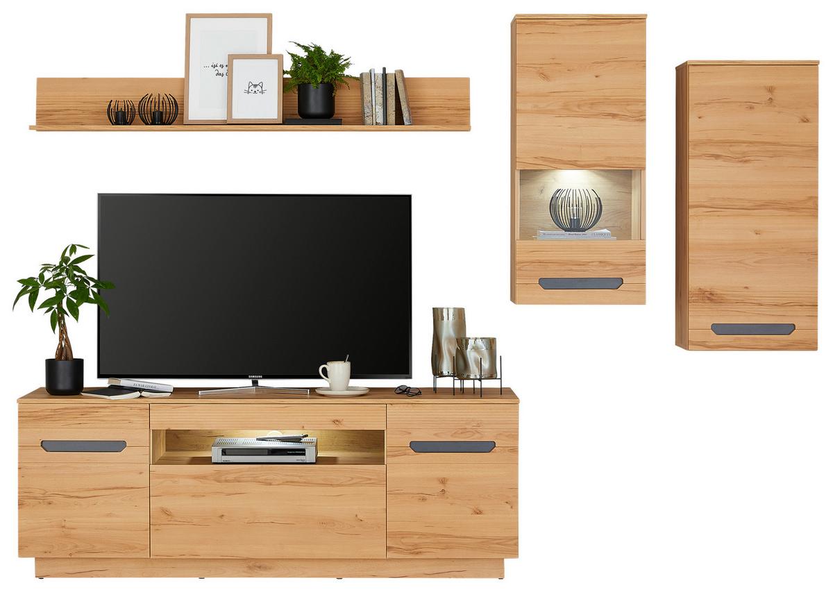 Tv-element Alana Crenata Dekor - Moderno, umetna masa/leseni material (176,6/64,9/50cm) - Mömax