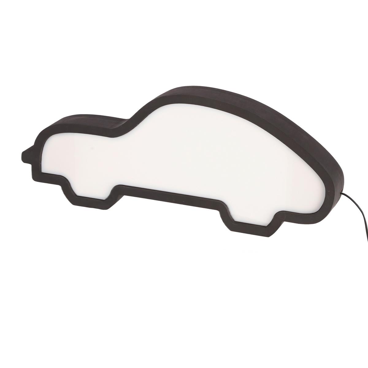 Dječja Stolna Svjetiljka Car - crna, Basics, drvni materijal/plastika (35/3.5/14cm)