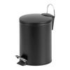 Coș de gunoi pentru cosmetice cca. 3L Noah - negru, Modern, plastic/metal (17/25cm) - Mömax