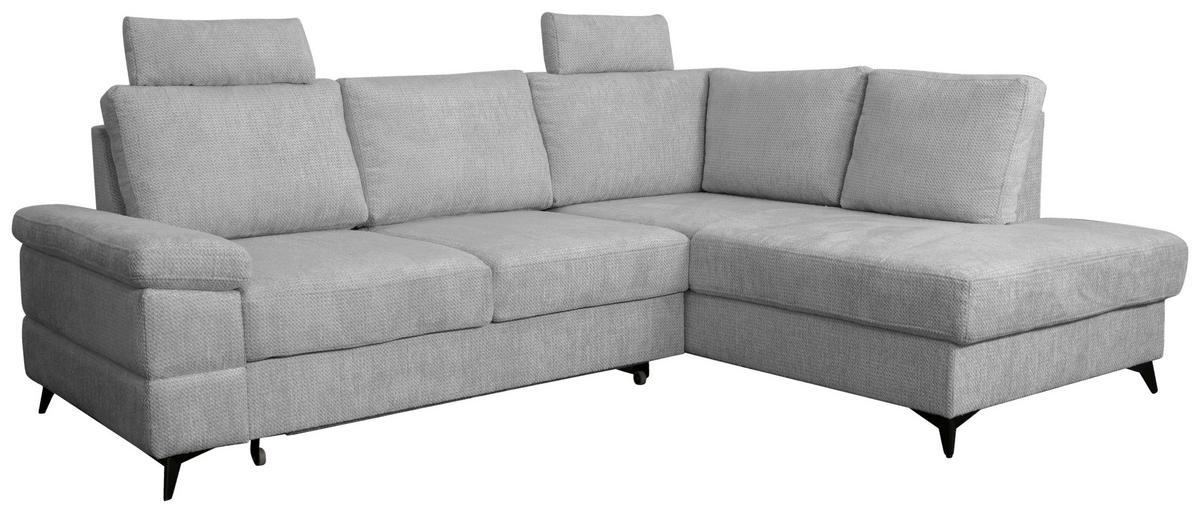 Coltar SARA L - negru/gri, Basics, textil (250/189cm) - Ondega