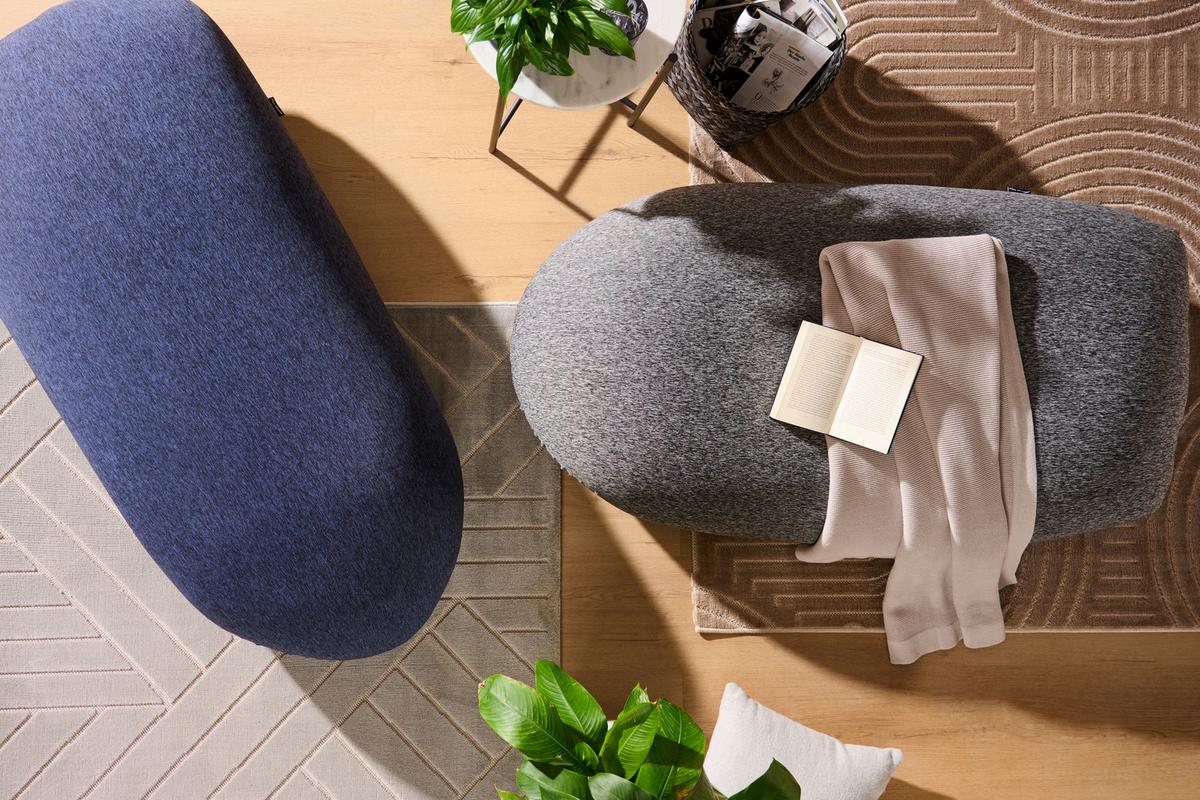 Sitzsack mit Zip ca. 60x75x150 cm Blau - Blau, MODERN, Textil (60/75/150cm) - Livetastic