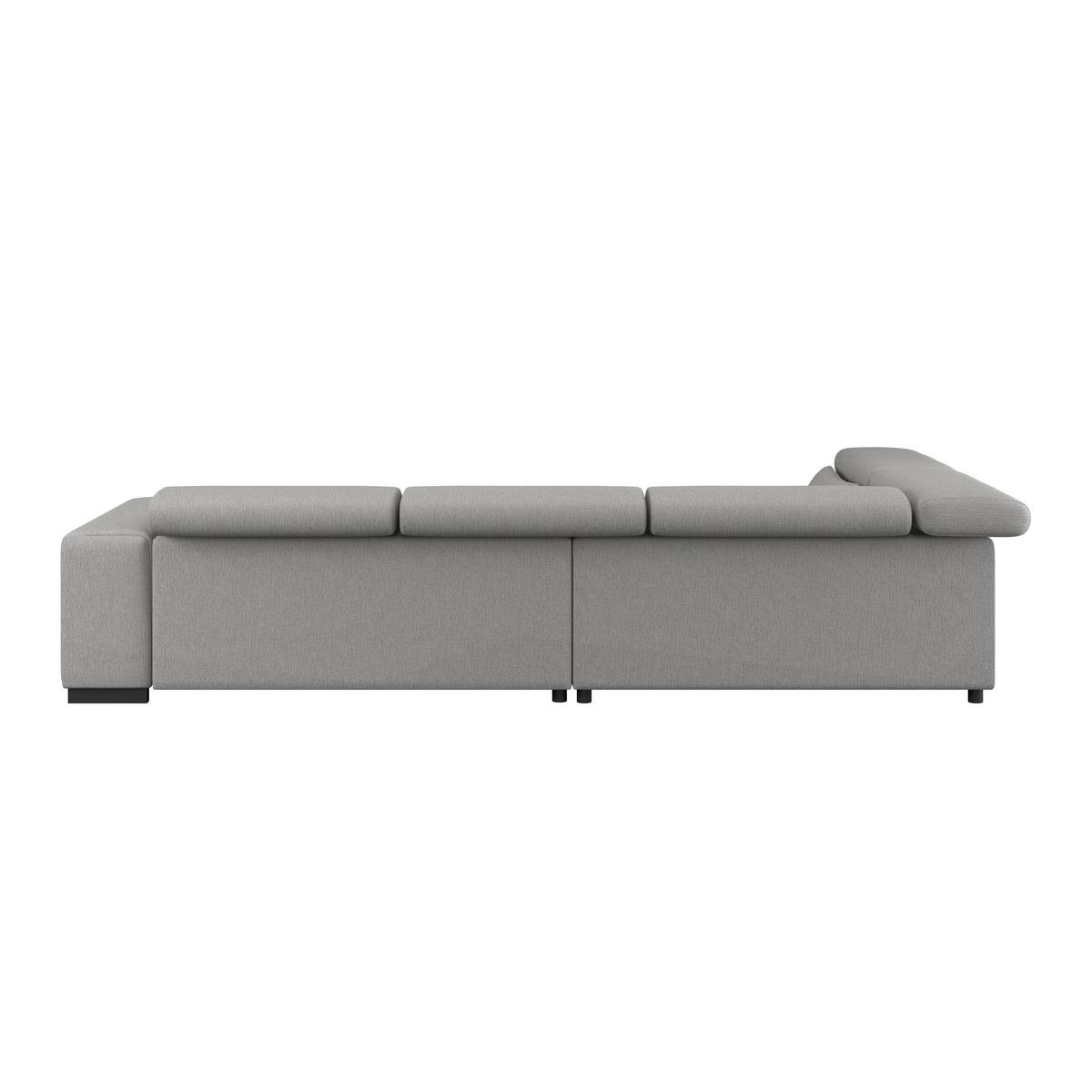 Kutna Garnitura Matera - tamno siva/crna, Trend, tekstil/drvo (226/311cm)