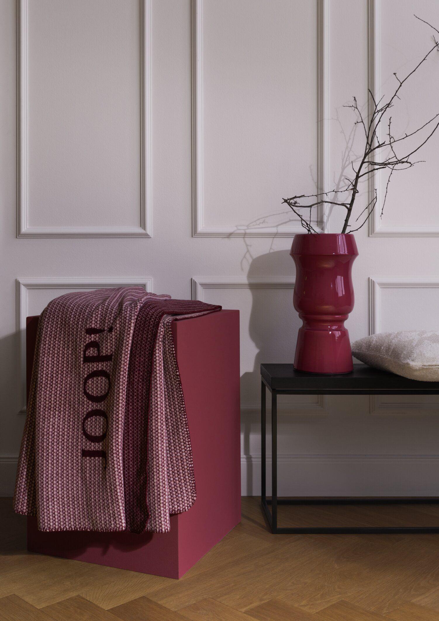 KOC DOMOWY JOOP! WOVEN - ciemnoczerwony, Design, tkanina (150/200cm) - Joop!