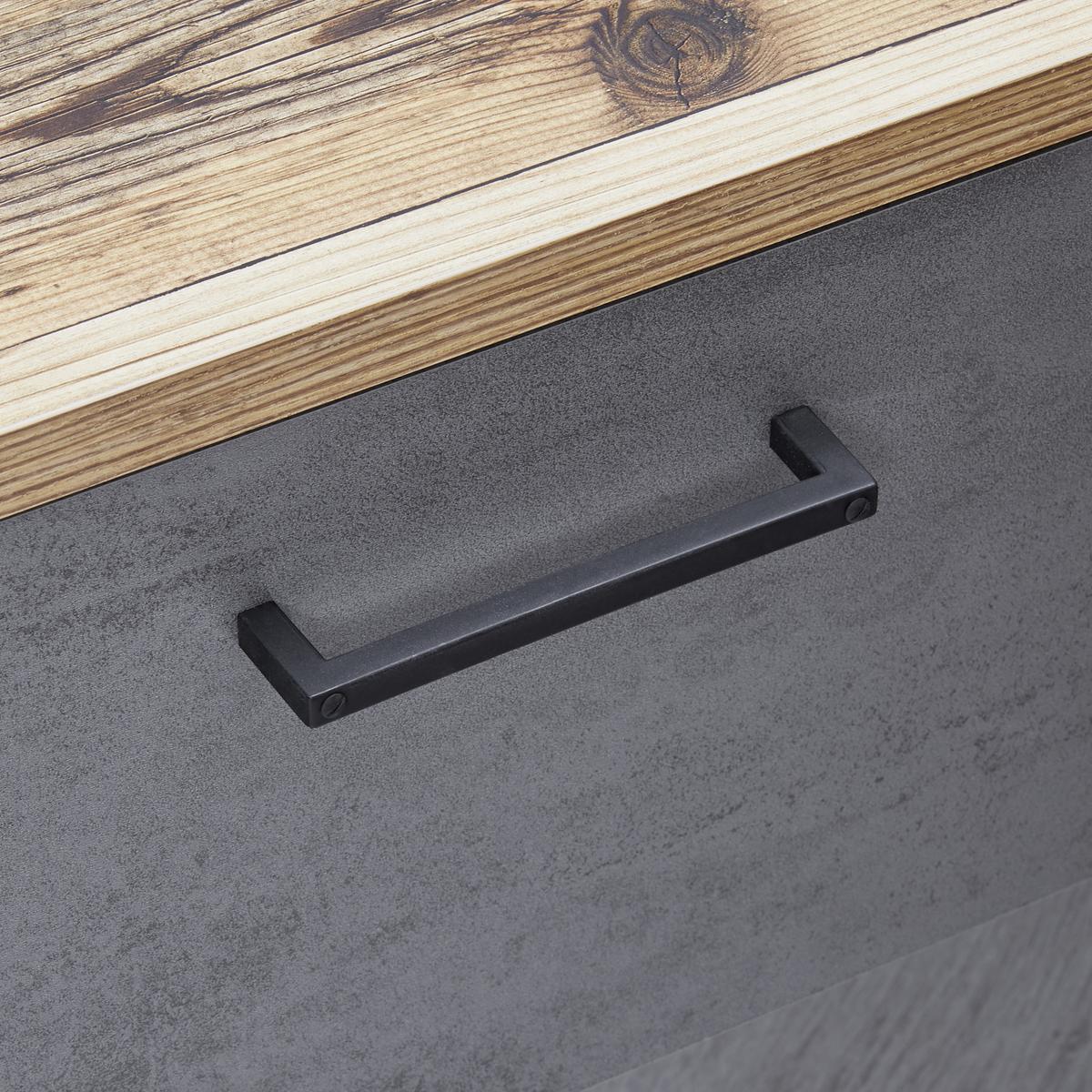 Komoda Alicante - siva/boje smreke, Moderno, drvni materijal/plastika (120/89,4/38cm) - Modern Living